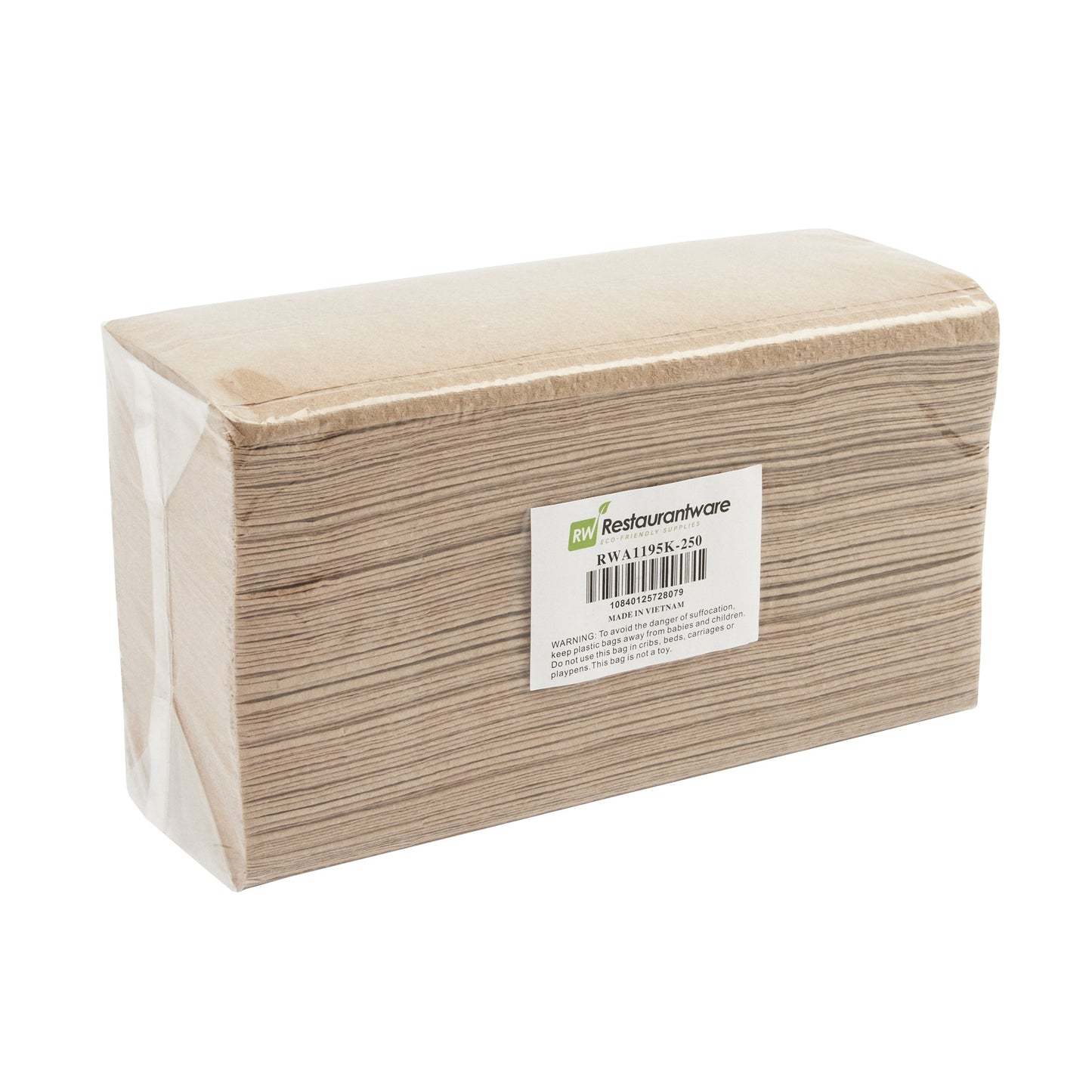 Clean Tek Professional Kraft M-Fold Paper Towel - 1-Ply - 9 1/2" x 9 1/4" - 4000 count box