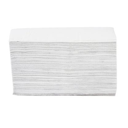 Clean Tek Professional White M-Fold Paper Towel - 1-Ply - 9 1/2" x 9 1/4" - 250 count box