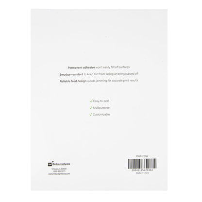 Label Tek White Paper Printable Address Label - 2 3/4" x 1" - 750 labels