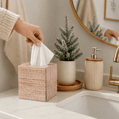 Clean Tek Professional 90 Sheet Facial Tissue Cube - 2-Ply - 1 count box