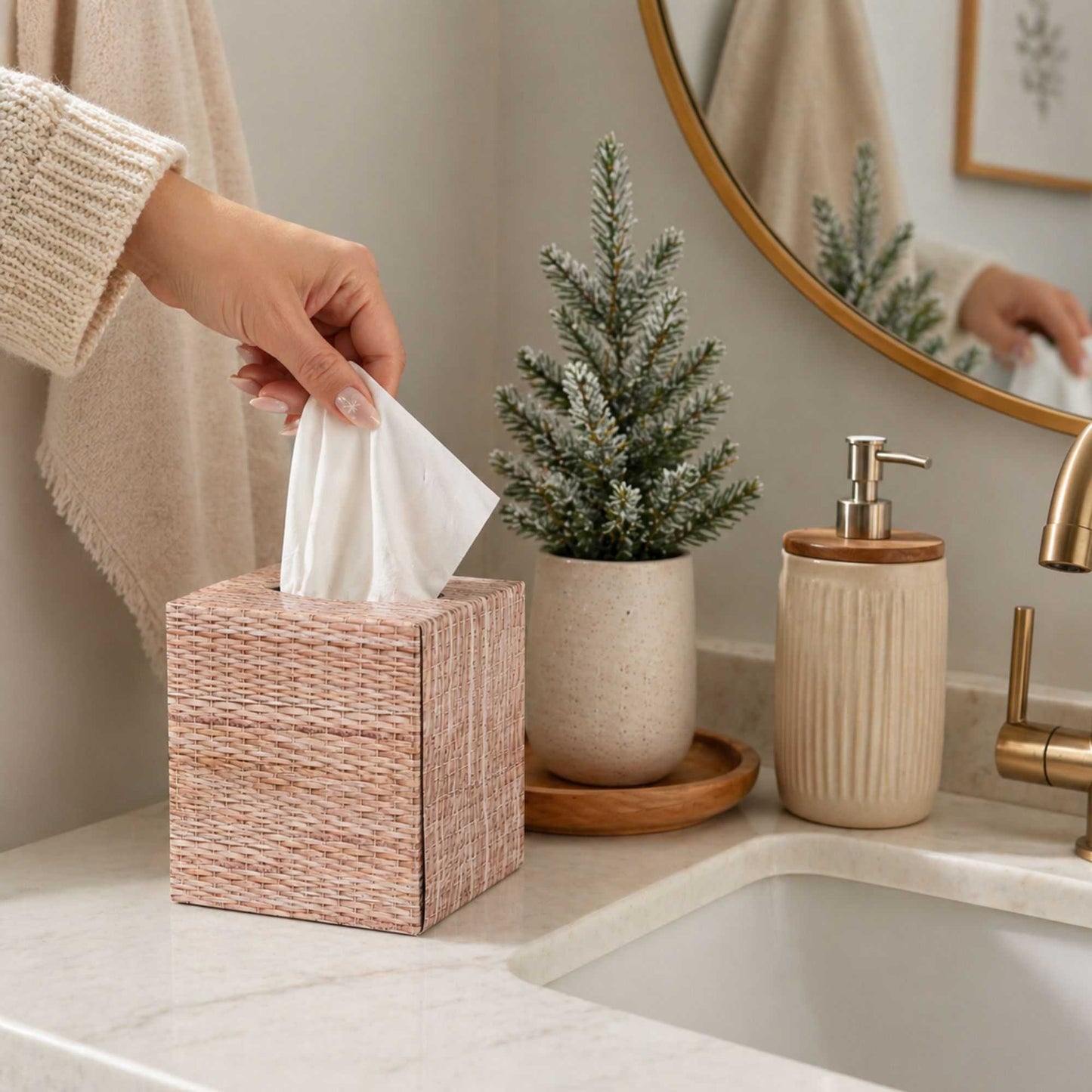 Clean Tek Professional 90 Sheet Facial Tissue Cube - 2-Ply - 1 count box
