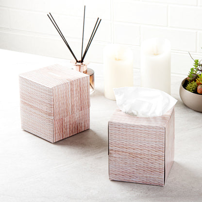 Clean Tek Professional 90 Sheet Facial Tissue Cube - 2-Ply - 1 count box