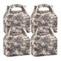 Bio Tek Camouflage Paper Gable Box / Take Out Container - Compostable - 8 1/2" x 4 3/4" x 5 1/2" - 100 count box