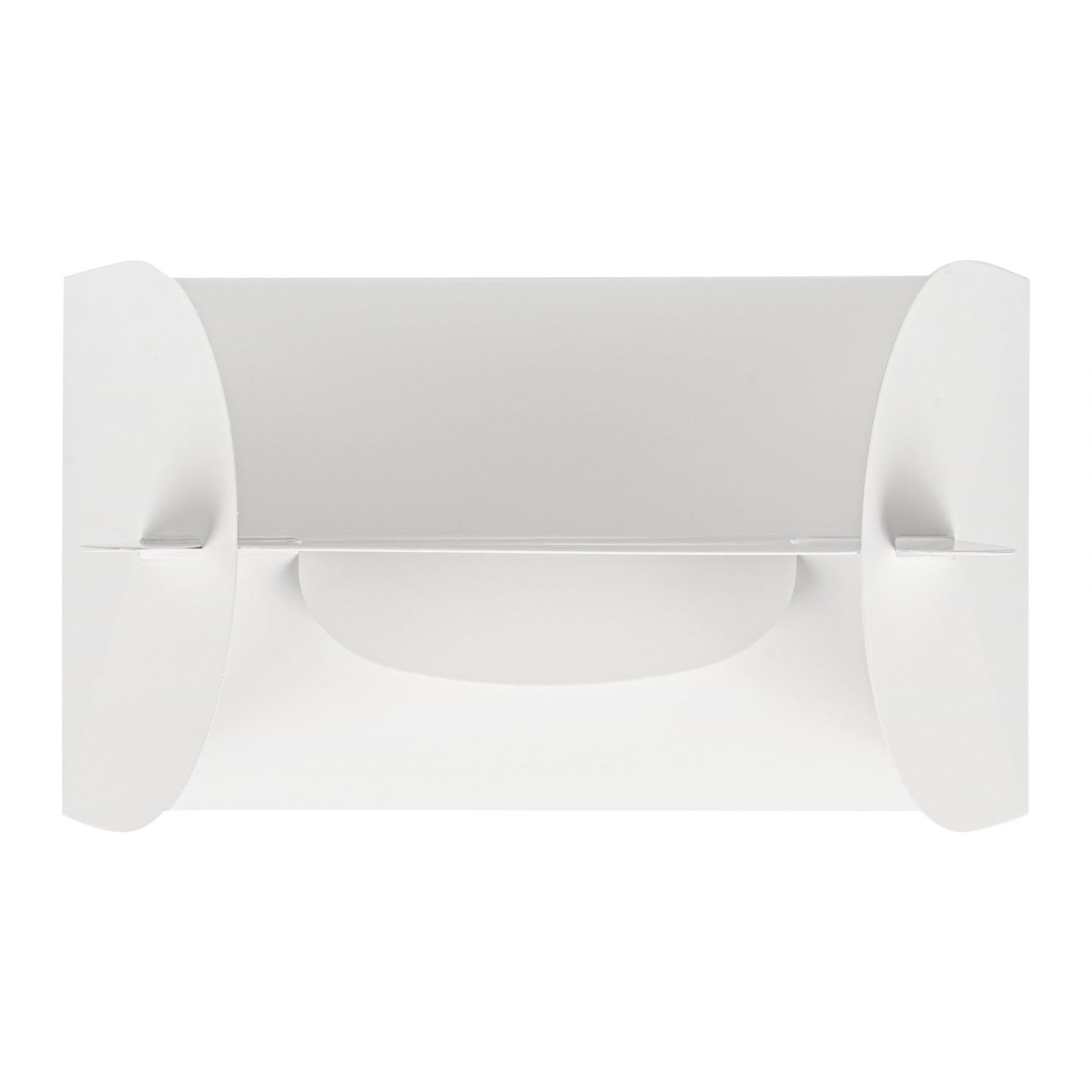 Bio Tek White Paper Gable Box / Take Out Container - Greaseproof - 8 1/2" x 4 3/4" x 5 1/2" - 25 count box