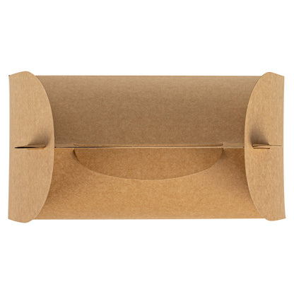 Bio Tek Kraft Paper Gable Box / Take Out Container - Greaseproof - 9 1/2" x 5" x 5" - 100 count box
