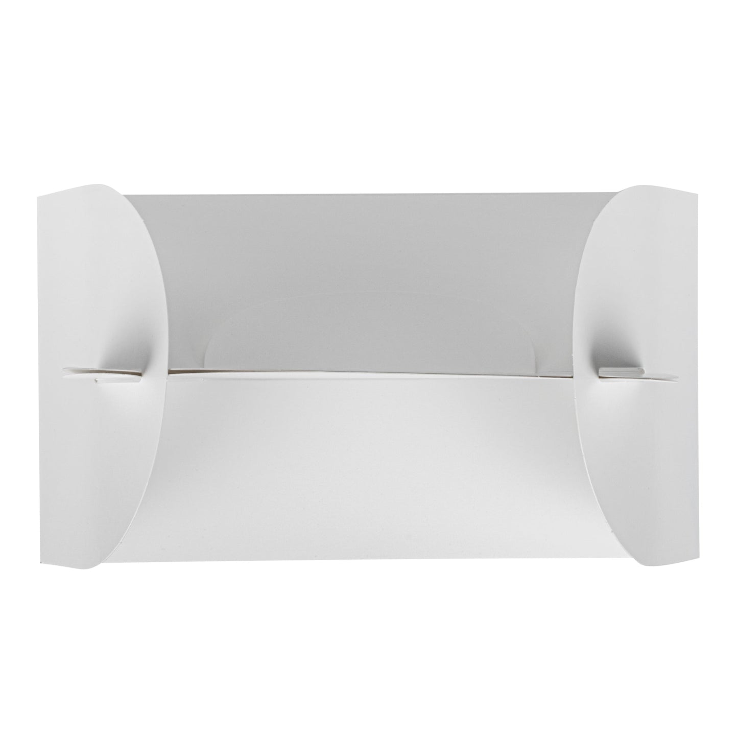 Bio Tek White Paper Gable Box / Take Out Container - Greaseproof, with Window - 8 1/2" x 4 3/4" x 5 1/2" - 100 count box