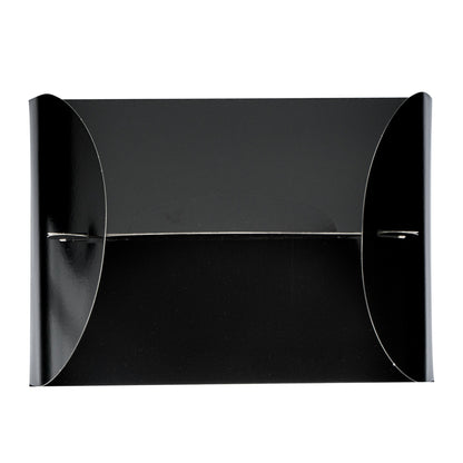 Bio Tek Black Paper Gable Box / Take Out Container - Greaseproof, with Window - 10" x 7" x 8" - 100 count box