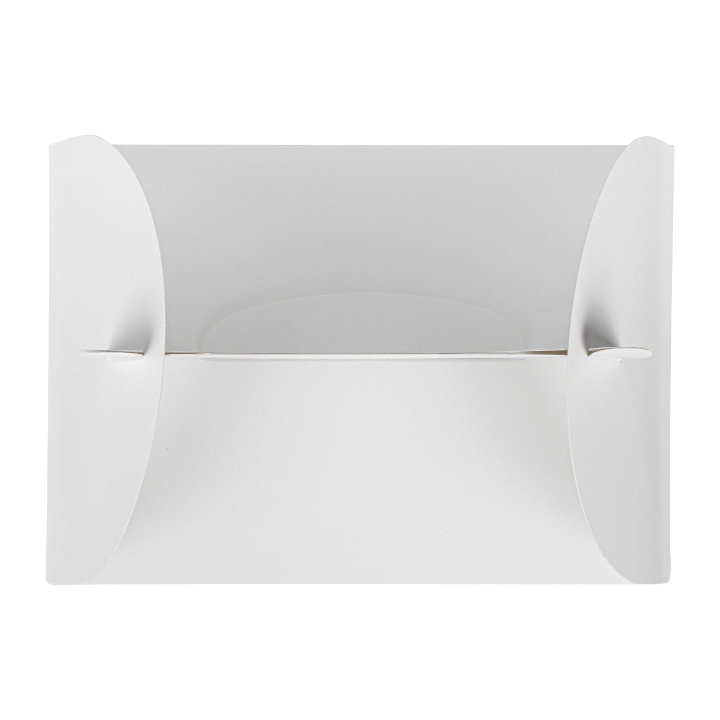 Bio Tek White Paper Gable Box / Take Out Container - Greaseproof, with Window - 10" x 7" x 8" - 100 count box