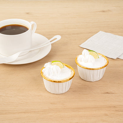 Panificio 3.5 oz Round White Foil Paper Baking Cup - Lids Available - 2 3/4" x 2 3/4" x 1 1/2" - 500 count box