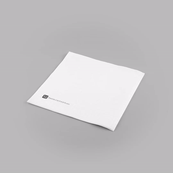 Luxenap Square Greco White Paper Napkin - Air Laid - 15 3/4" x 15 3/4" - 800 count box