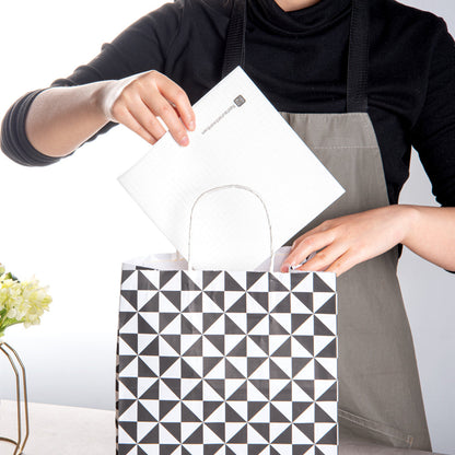 Luxenap Square Greco White Paper Napkin - Air Laid - 15 3/4" x 15 3/4" - 800 count box