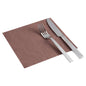 Luxenap Square Brown Paper Napkin - 2-Ply, Micropoint - 15 1/2" x 15 1/4" - 50 count box