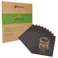 Chef 101 No PFAS Added Kraft Paper Burger Wrap and Fry Basket Liner - Juicy and Hot, Greaseproof, Compostable - 12" x 12" - 200 count box