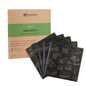 Chef 101 No PFAS Added Black Paper Bakery Wrap and Basket Liner - Bon Appetit, Greaseproof - 12" x 12" - 200 count box