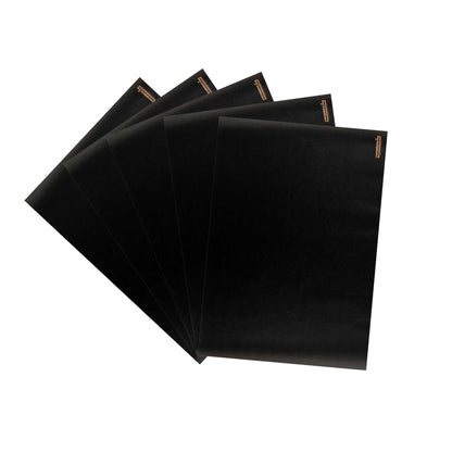 Chef 101 No PFAS Added Black Paper Food Wrap and Basket Liner - Greaseproof, Compostable - 15" x 11" - 2000 count box