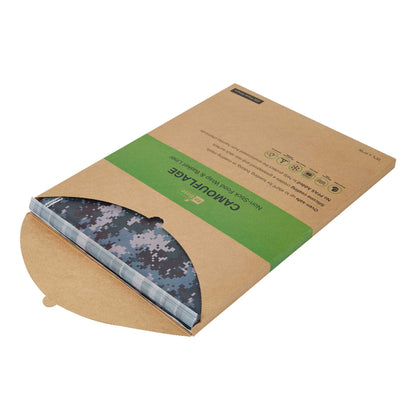 Chef 101 No PFAS Added Camouflage Paper Food Wrap and Basket Liner - Greaseproof, Compostable - 15" x 11" - 2000 count box