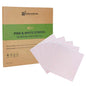 Chef 101 No PFAS Added Pink and White Stripe Paper Bakery Wrap and Basket Liner - Greaseproof - 12" x 12" - 200 count box