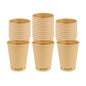 Sustain 12 oz Kraft Paper Coffee Cup - PLA Lining, Compostable, Single Wall - 3 1/2" x 3 1/2" x 4 1/4" - 50 count box
