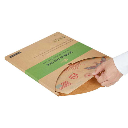 Chef 101 No PFAS Added Kraft Paper Food Wrap and Basket Liner - Born in the USA, Greaseproof, Compostable - 12" x 12" - 200 count box