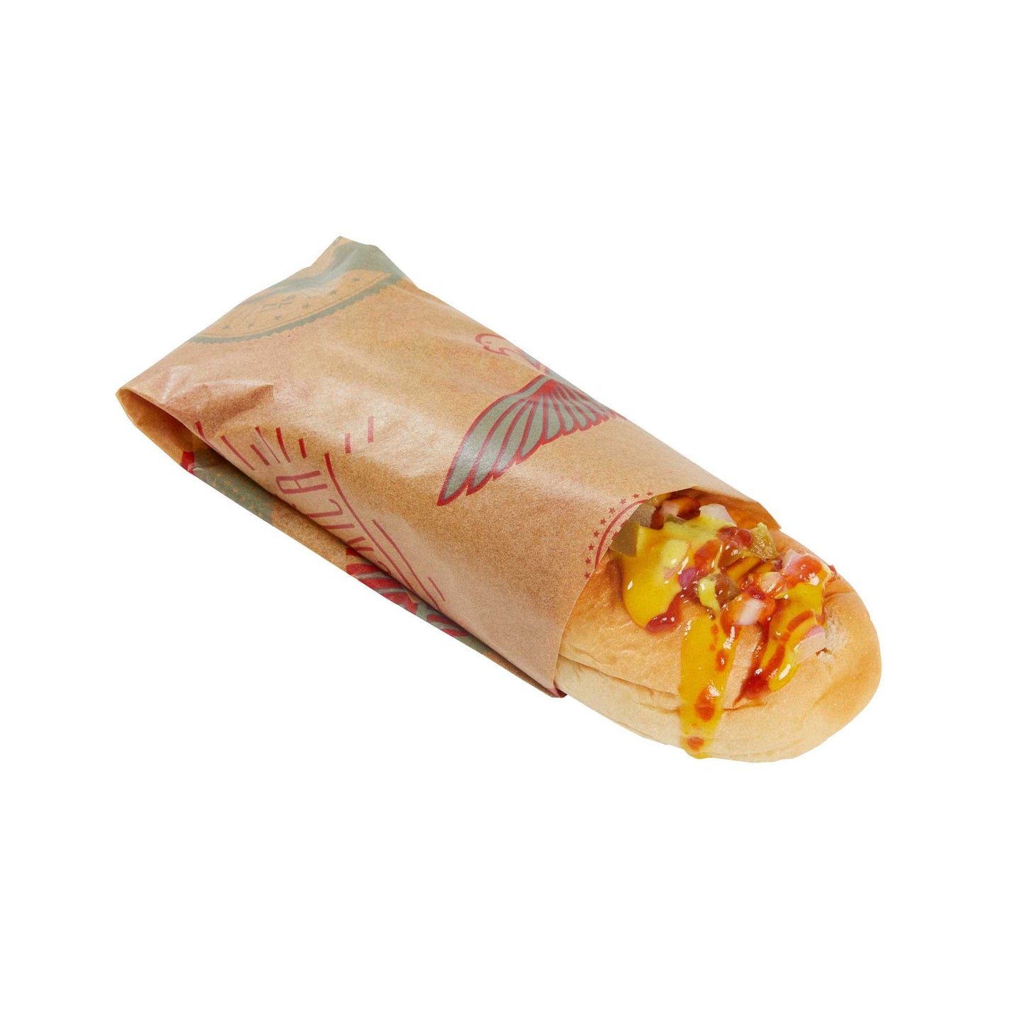 Chef 101 No PFAS Added Kraft Paper Food Wrap and Basket Liner - Born in the USA, Greaseproof, Compostable - 12" x 12" - 200 count box