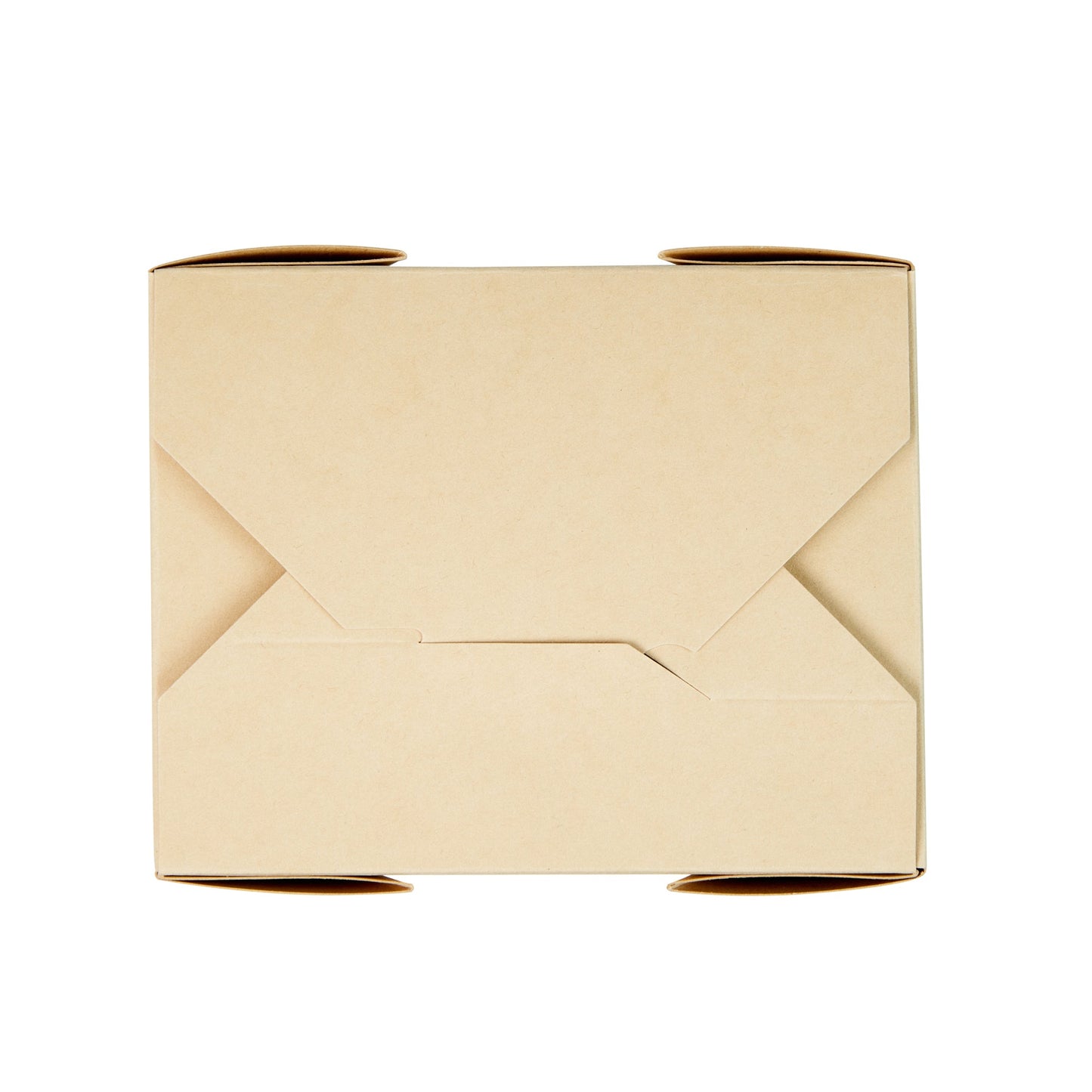 Sustain 30 oz Rectangle Bamboo Paper #1 Bio Box Take Out Container - with PLA Lining, Compostable - 5" x 4" x 2 1/2" - 50 count box