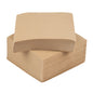 Luxenap Square Kraft Paper Linen-Feel Cocktail Napkin - Air Laid - 9 1/2" x 9 1/2" - 50 count box