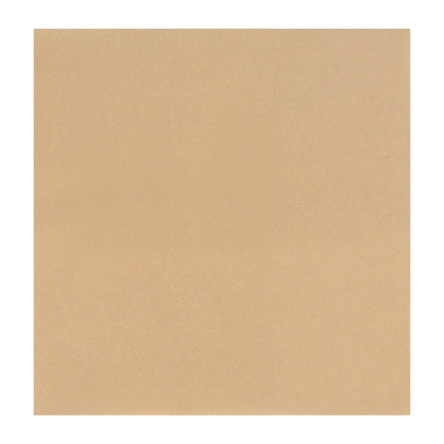 Luxenap Square Kraft Paper Linen-Feel Cocktail Napkin - Air Laid - 9 1/2" x 9 1/2" - 50 count box