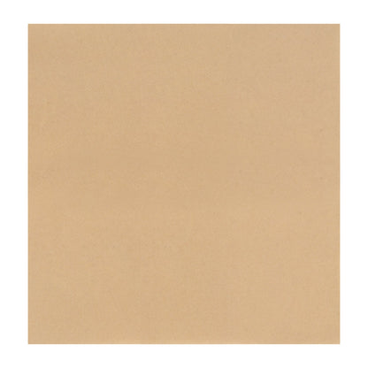 Luxenap Square Kraft Paper Linen-Feel Cocktail Napkin - Air Laid - 9 1/2" x 9 1/2" - 50 count box
