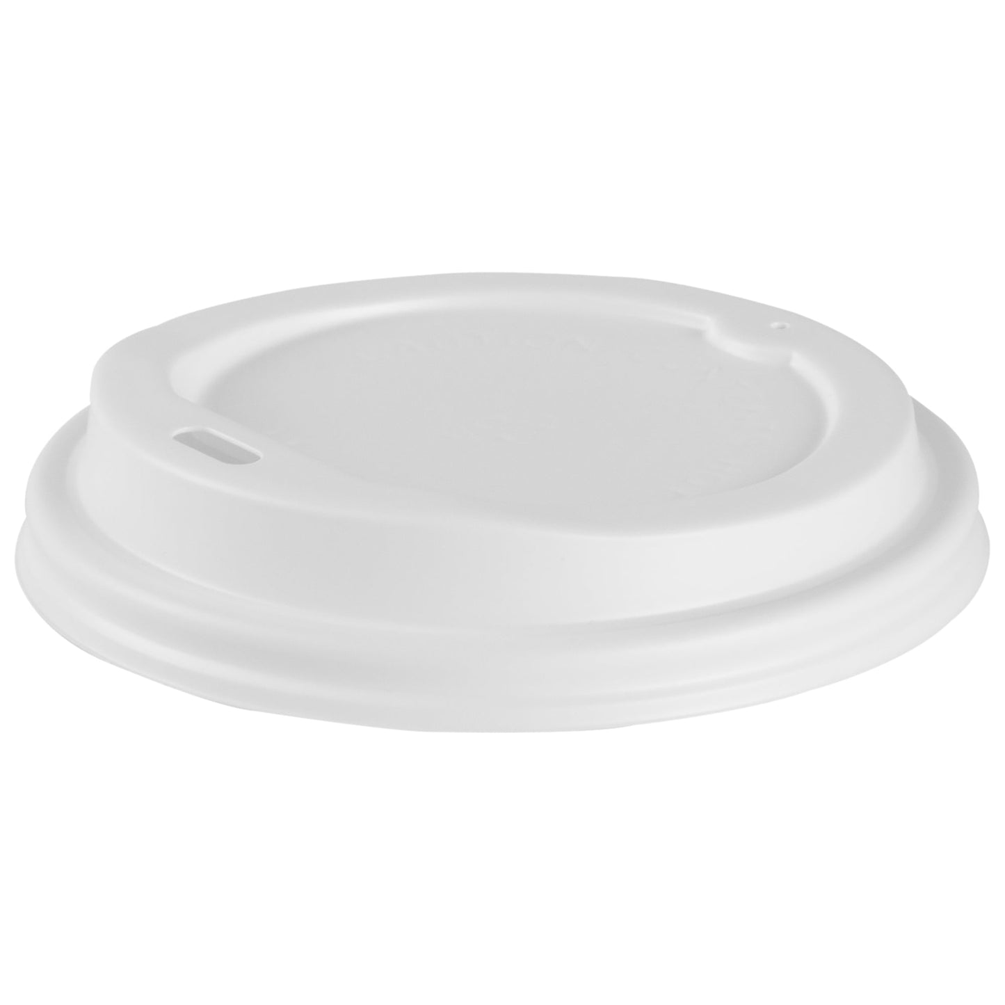Restpresso 20 oz Green and White Stripe Paper Single Wall Coffee Cup - with White Lid - 3 1/2"x 3 1/2"x 6 1/2" - 400 count box
