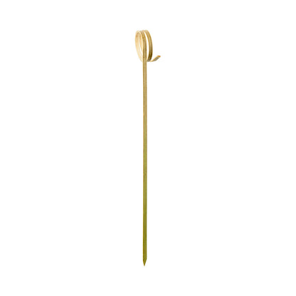 Pixy Natural Bamboo Loop Skewer - 6" x 1/2" x 1/2" - 1000 count box