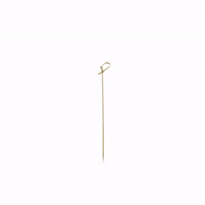 Pixy Natural Bamboo Knotted Skewer - 6" x 1/2" - 1000 count box