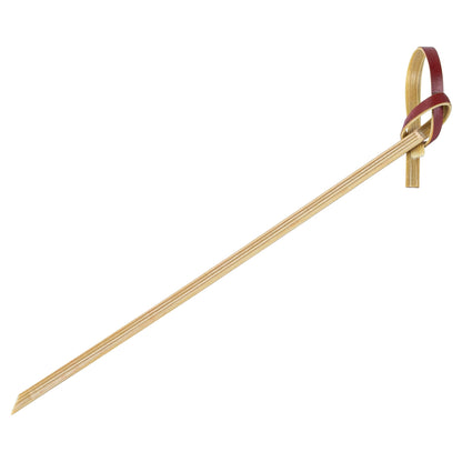 Pixy Brown Bamboo Knotted Pick - 4" x 1/2" - 1000 count box