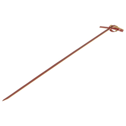 Pixy Brown Bamboo Knotted Skewer - 6" x 1/2" - 1000 count box