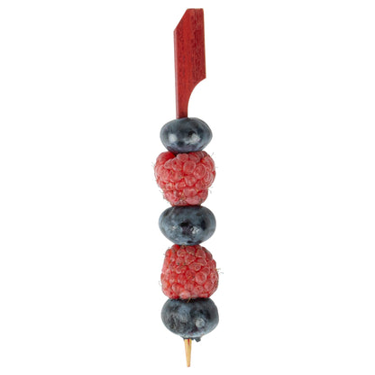 Pixy Red Bamboo Paddle Pick - 4" - 1000 count box