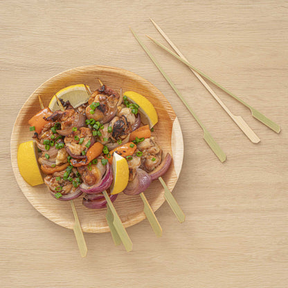 Pixy Natural Bamboo Paddle Skewer - 8" - 1000 count box