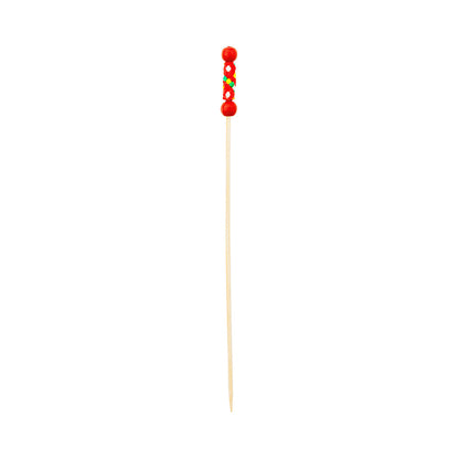 Pixy Red Bamboo Braided Skewer - 6" - 1000 count box