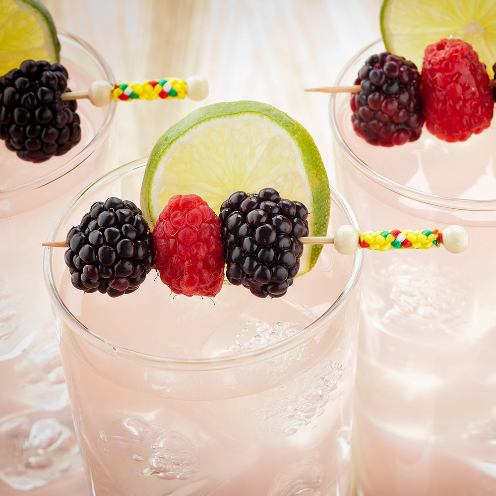 Pixy Yellow Bamboo Braided Pick - 4" - 1000 count box