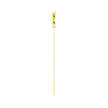 Pixy Yellow Bamboo Braided Skewer - 6" - 1000 count box