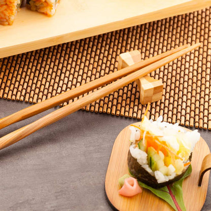 Bambuddha Natural Bamboo Twisted Chopsticks - 9" - 100 count box