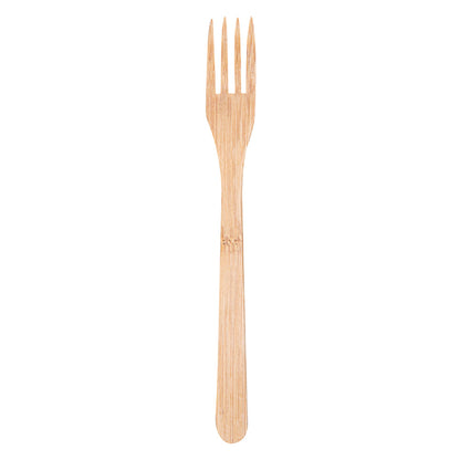 Bambuddha Natural Bamboo Fork - 8" - 100 count box