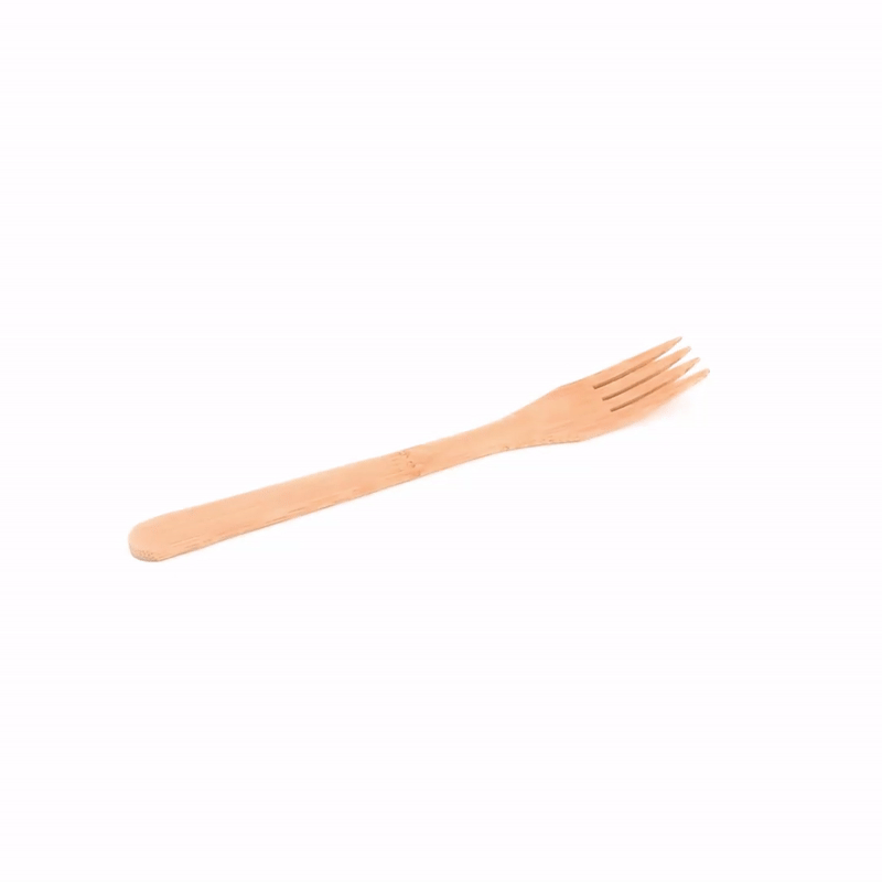 Bambuddha Natural Bamboo Fork - 8" - 100 count box