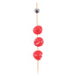 Pixy Silver Bamboo Sphere Skewer - 6" - 1000 count box