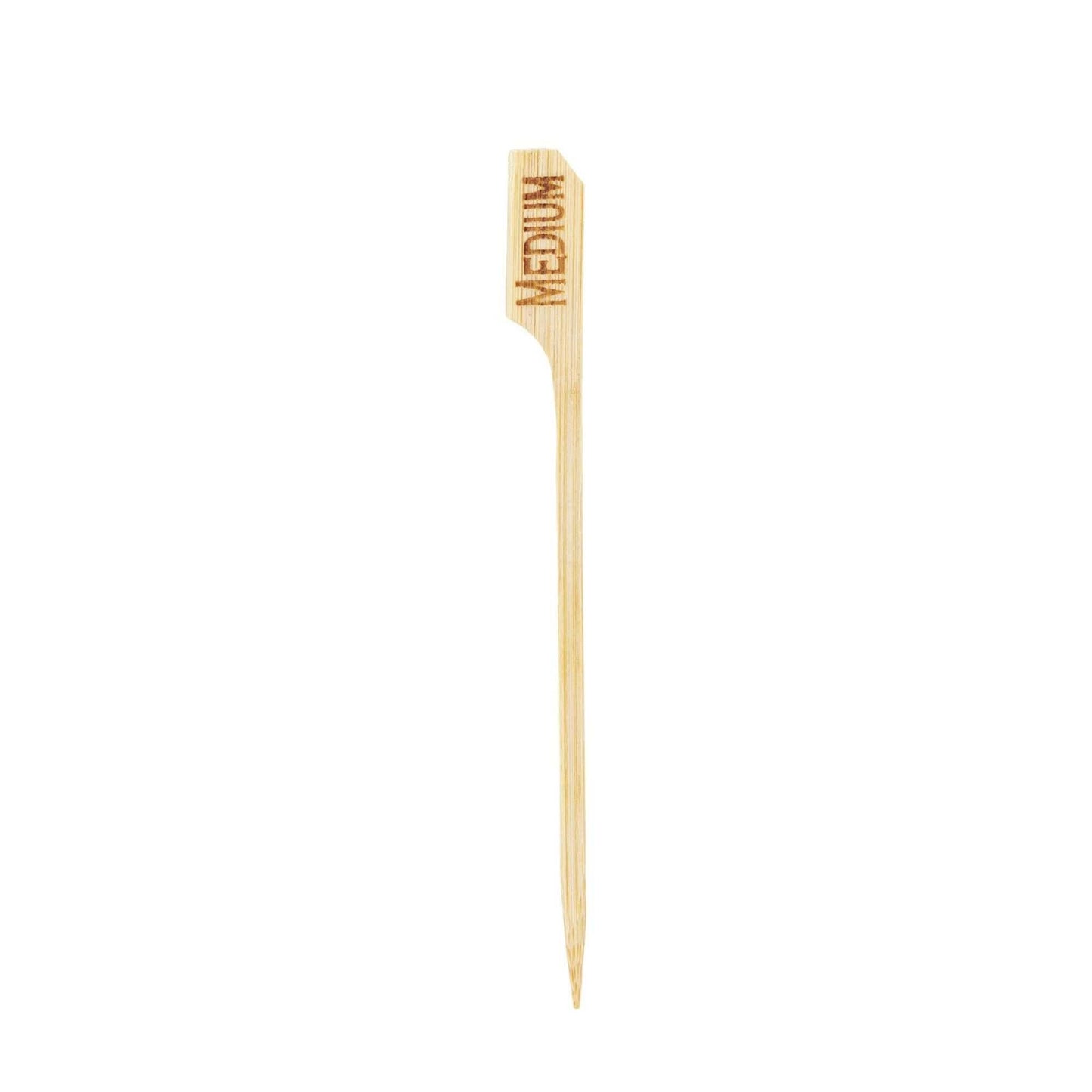 RW Smart Natural Bamboo Paddle Pick / Food Marker - Medium - 4" - 1000 count box