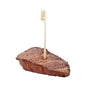 RW Smart Natural Bamboo Paddle Pick / Food Marker - Medium Well - 4" - 1000 count box