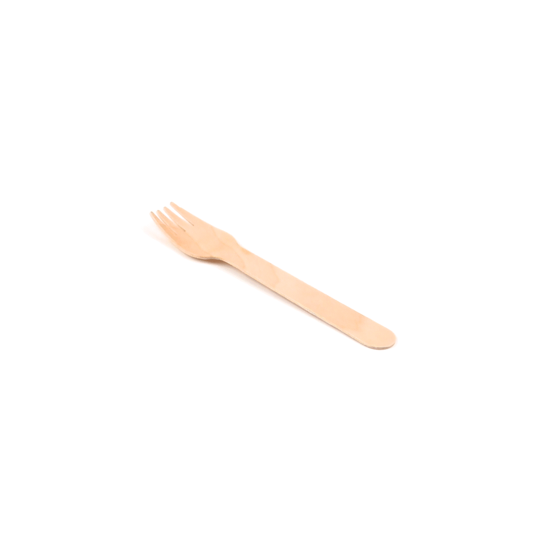 Taipei Natural Wood Fork - 6 1/2" x 1 1/4" x 1/2" - 500 count box