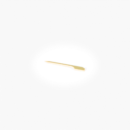 Pixy Munchkin Natural Bamboo Paddle Pick - 2 1/2" - 1000 count box