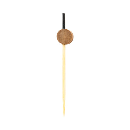 Pixy Munchkin Brown Bamboo Dojo Pick - 2 1/2" - 1000 count box