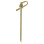 Pixy Munchkin Natural Bamboo Knotted Pick - 2 1/2" x 1/2" x 1/2" - 1000 count box