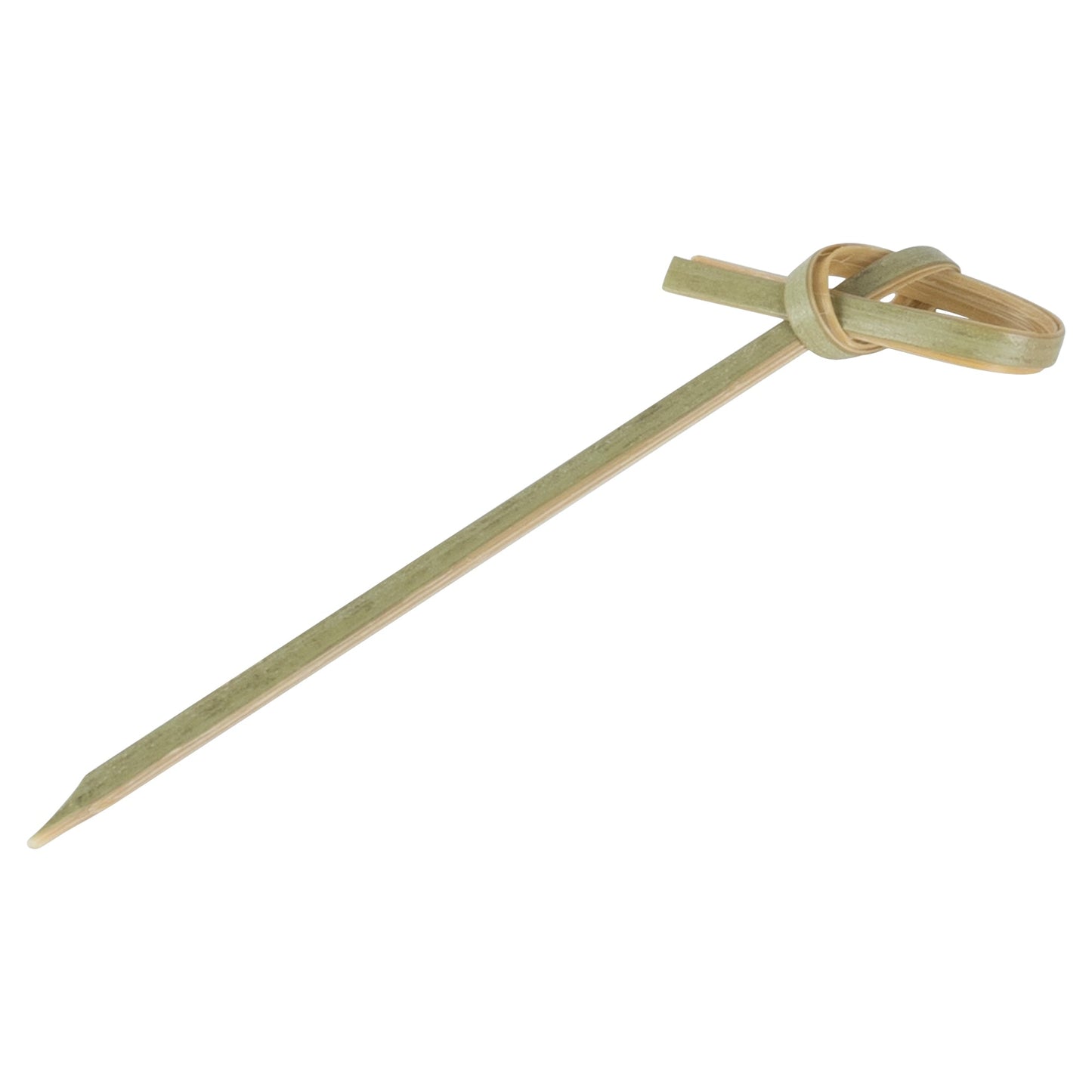 Pixy Munchkin Natural Bamboo Knotted Pick - 2 1/2" x 1/2" x 1/2" - 1000 count box