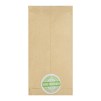 Eco Luxe Natural Wood Cutlery Set - with Napkin and Paper Pouch - 7" x 3 1/2" - 100 count box